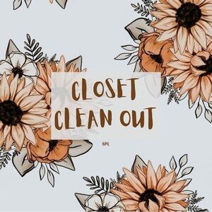 Closet clean out !